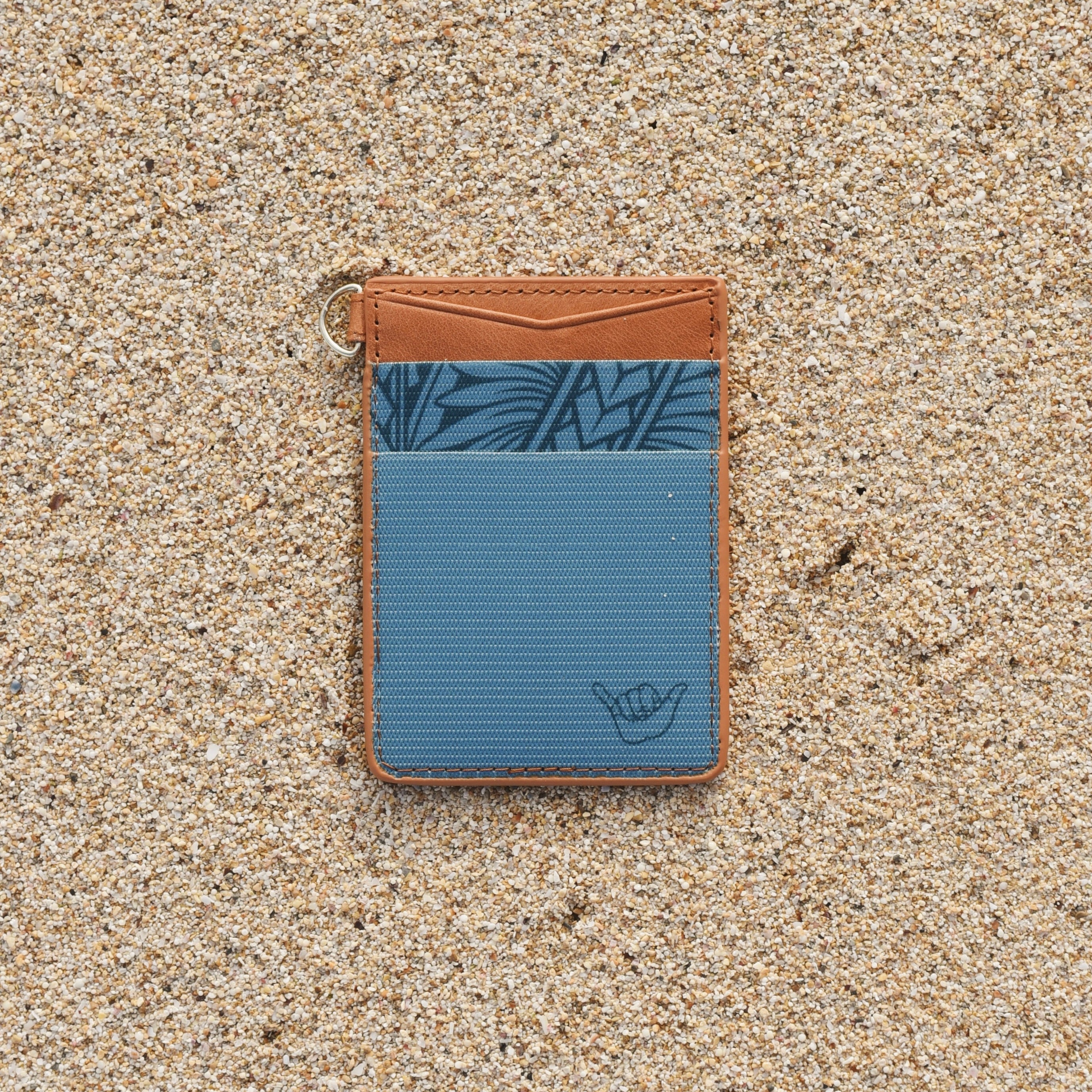 Courage - Leather Wallet - Blue