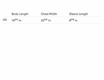 Mauve Crop Top Size Chart | Apparel 