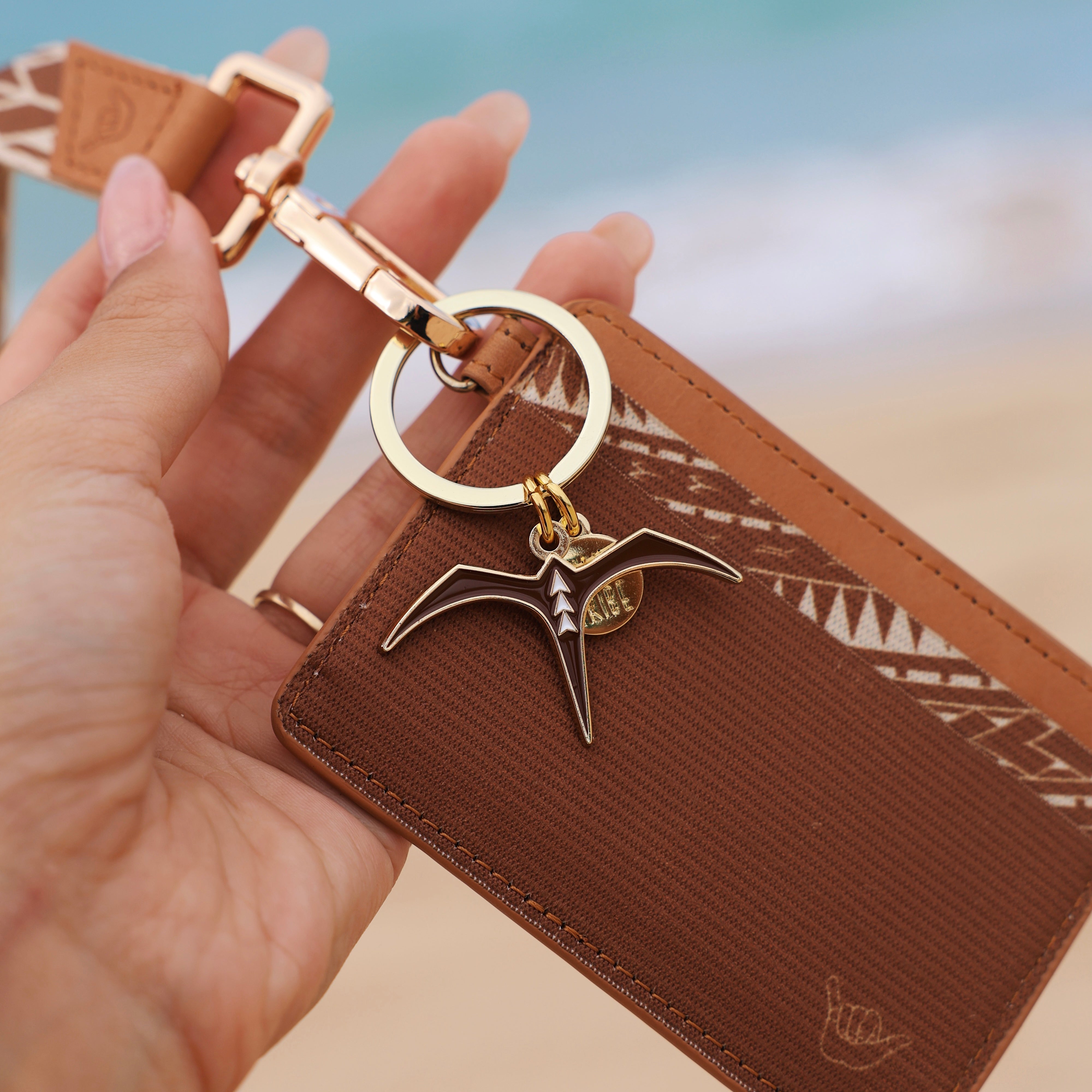 Courage - Brown Wrist Lanyard