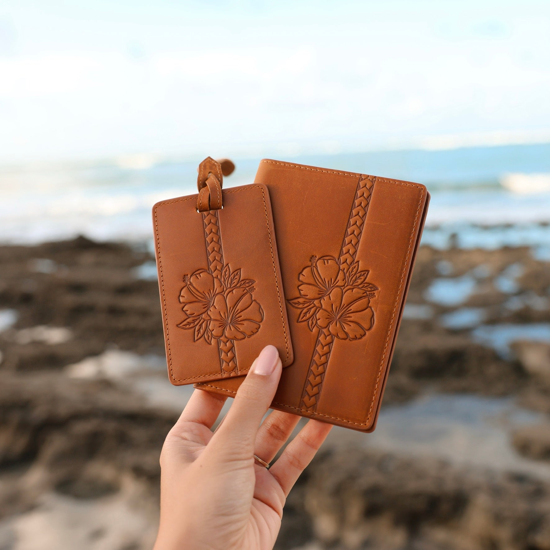 Balance - Brown Luggage Tag