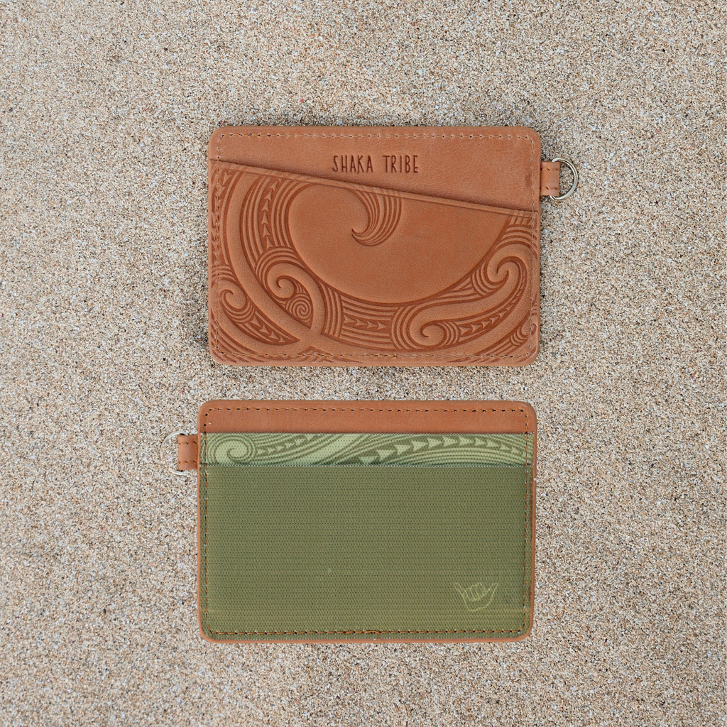 Strength - Green Horizontal Leather Wallet