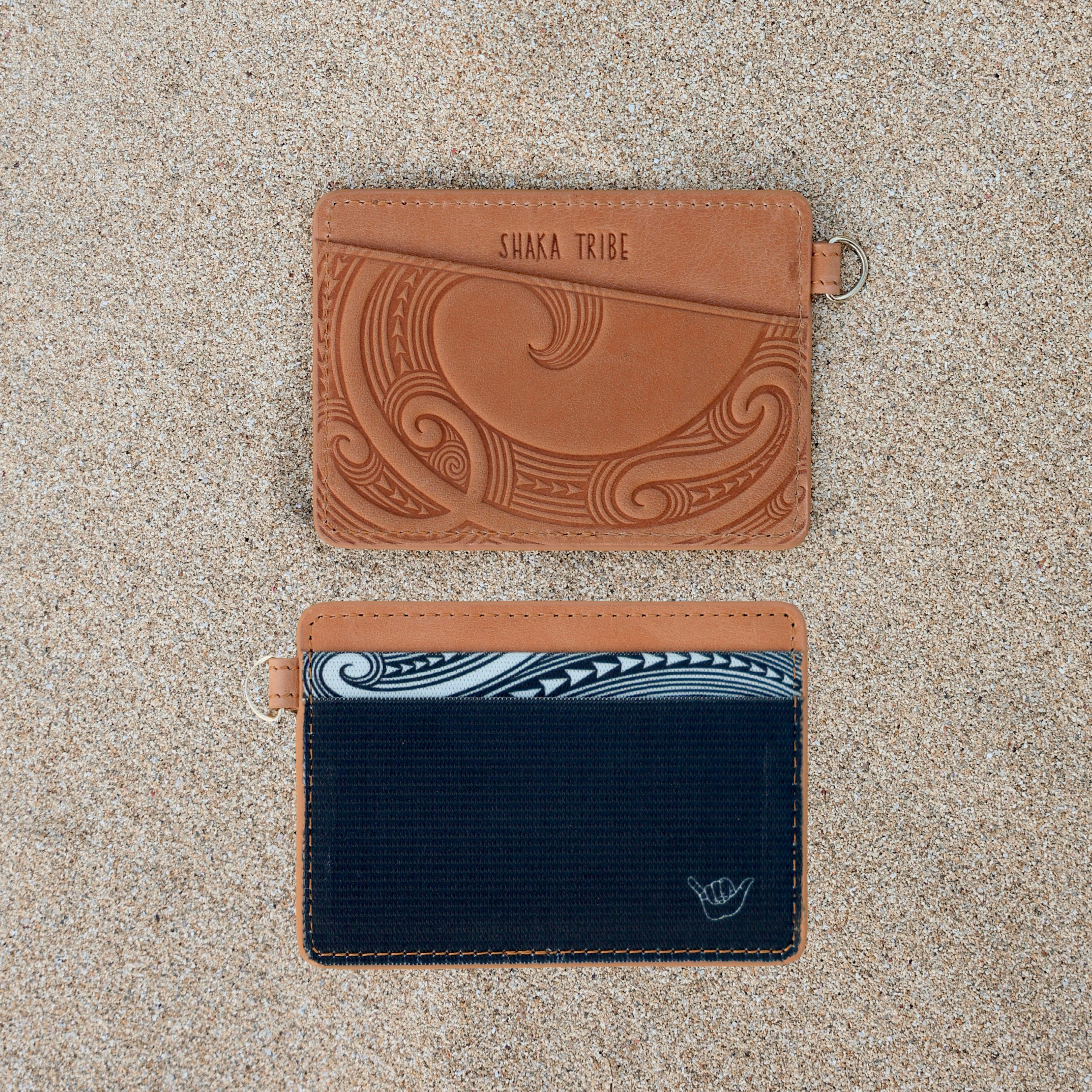 Strength - Black Horizontal Leather Wallet