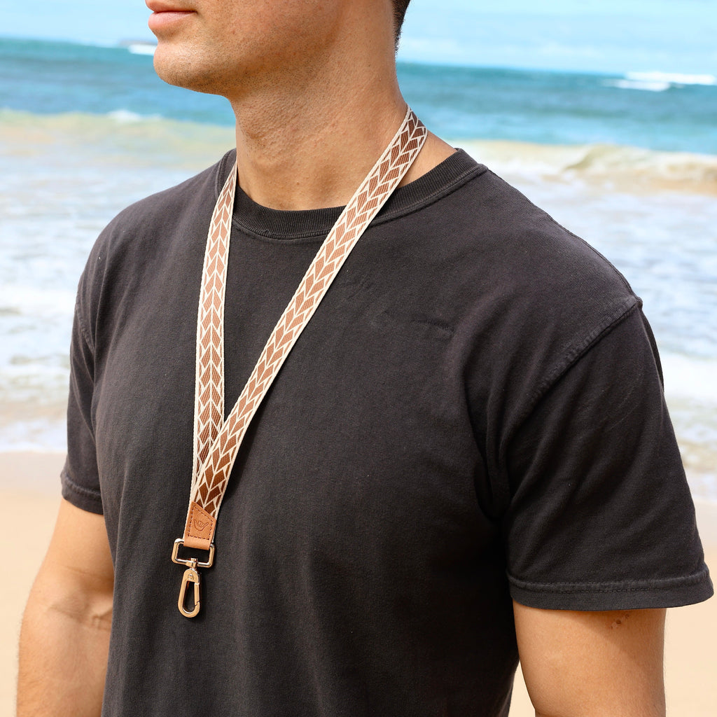 Courage - Brown Neck Lanyard