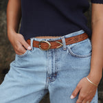 COMING SOON - Hibiscus Leather Belt - SHAKA TRIBE
