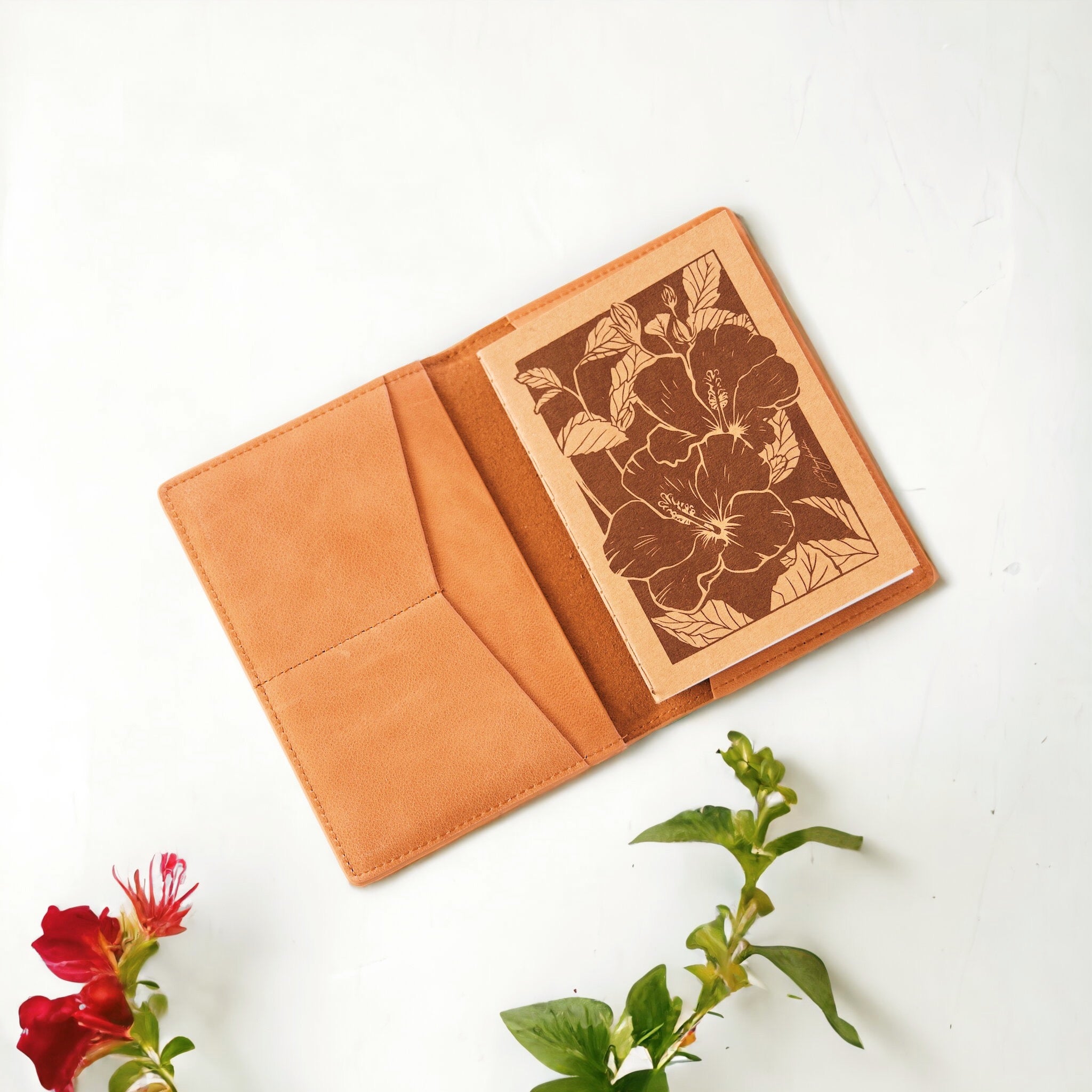 Hibiscus - Mini Travel Notebook