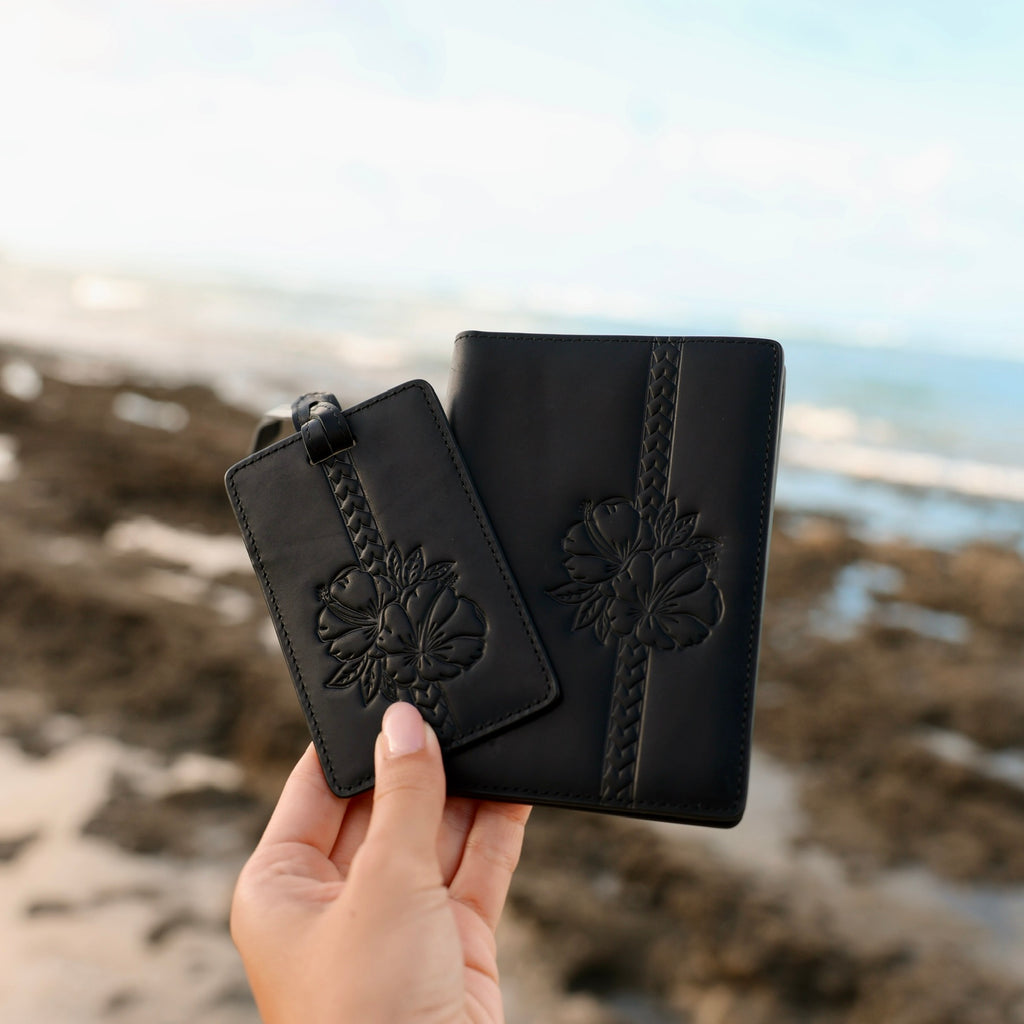 Balance - Black Luggage Tag