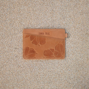 Loyalty (Hibiscus) - Horizontal Leather Wallet