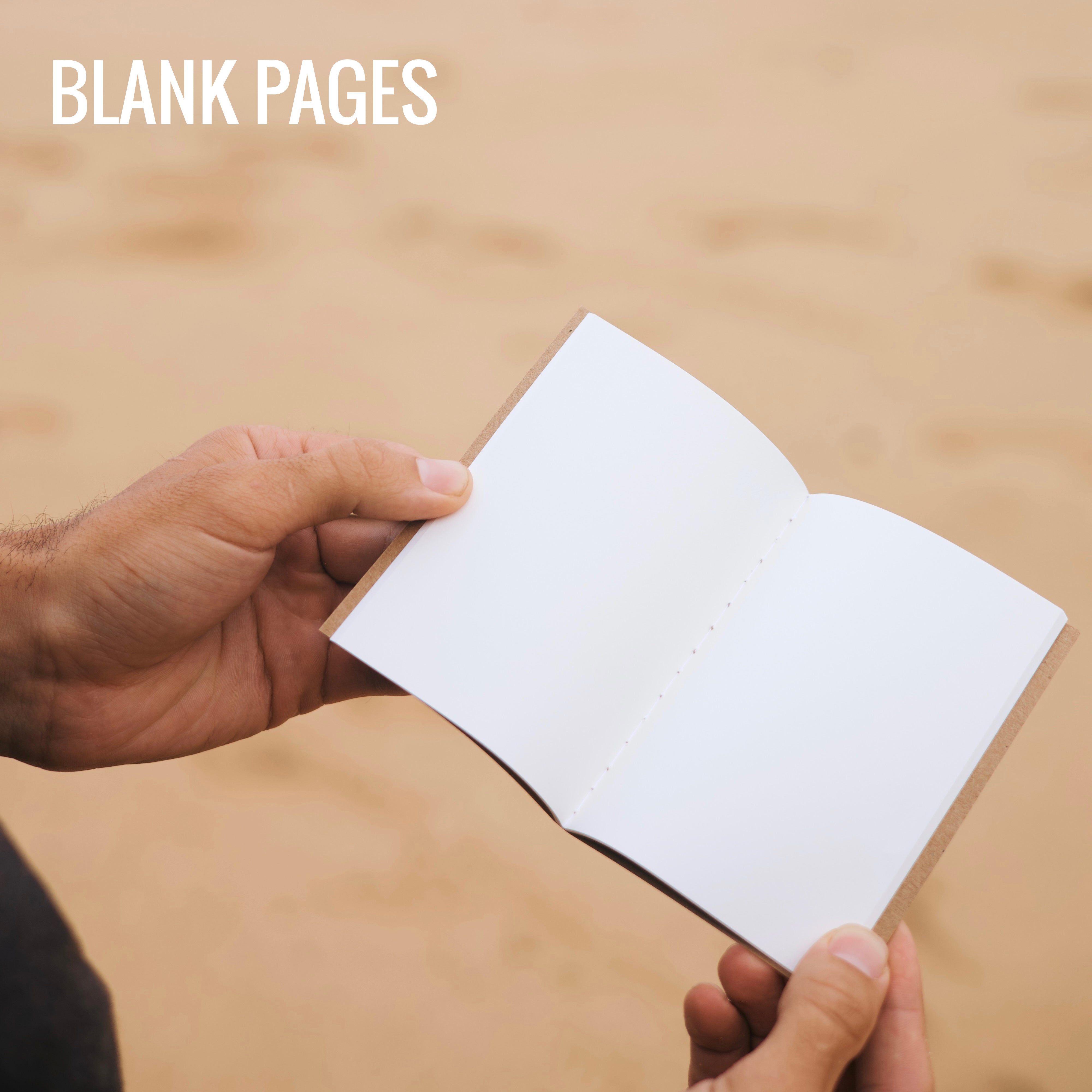 Blank - Mini Travel Notebook