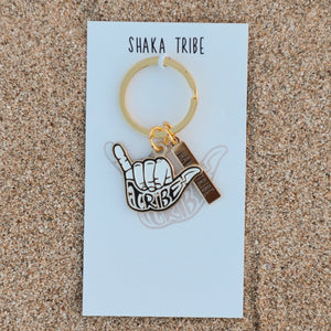 Shaka Tribe Keychain | Black&White
